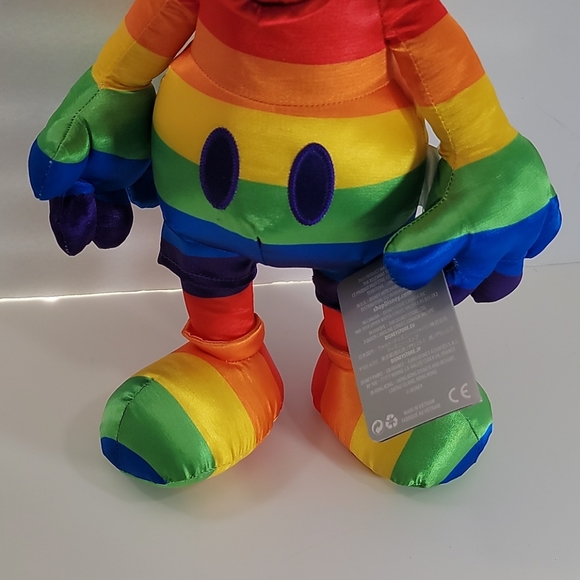 Disney Rainbow Collection Mickey Mouse Plush Pride - Picture 4 of 5